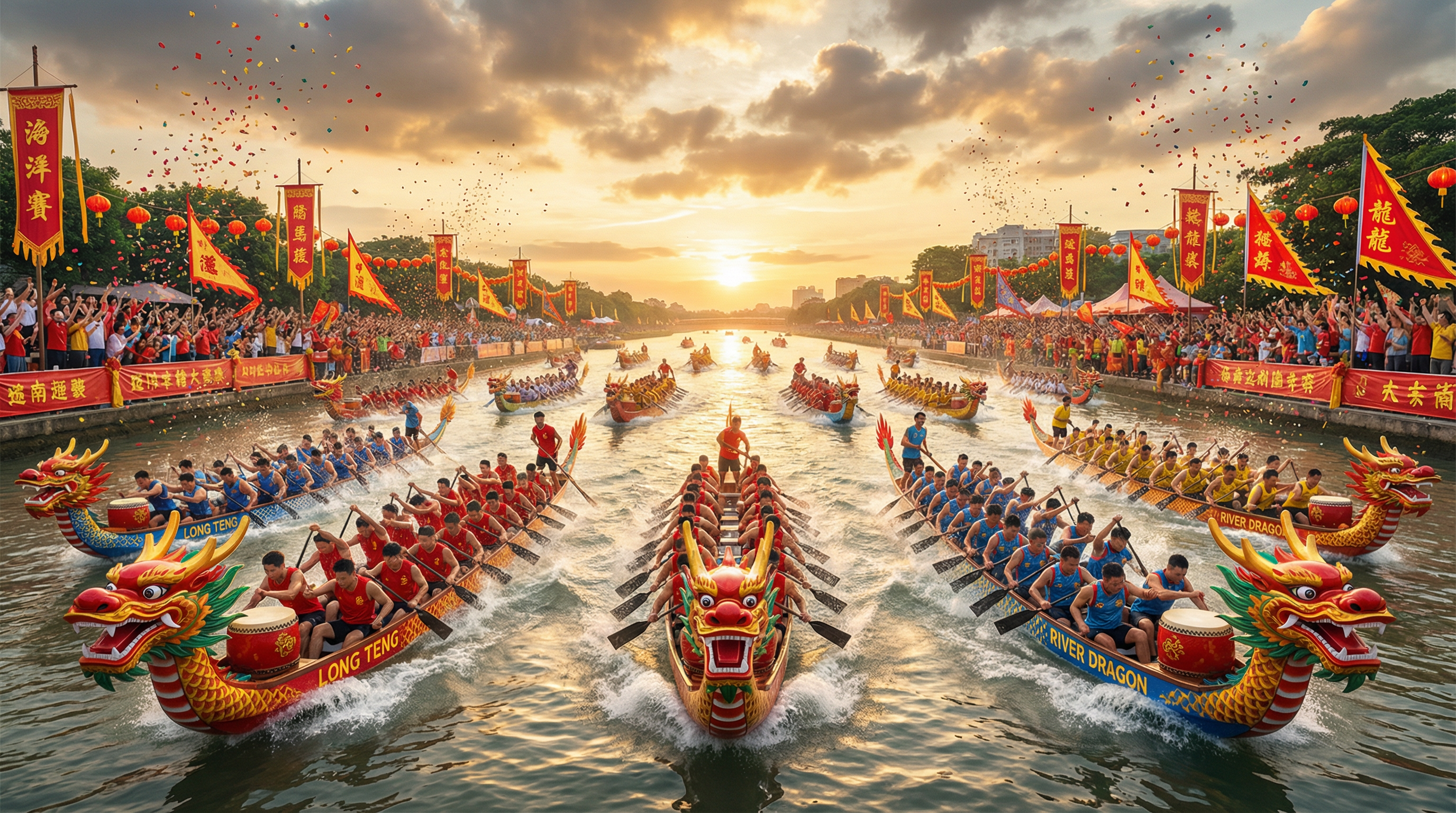 南宫体育 - 端午龙舟竞渡文化传承与品牌精神